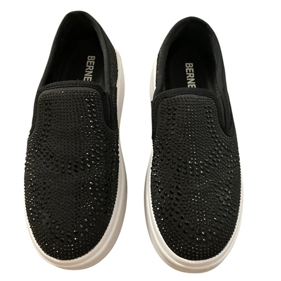 BERNESS Alex03 Rhinestone
Black Platform Sneakers - Picture 4 of 5